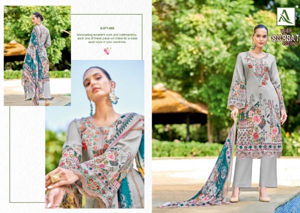 Alok Qurbat 4 Cotton Designer Dress Material Collection